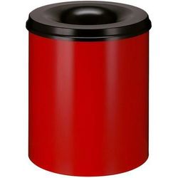 Poubelle À Papier Anti-feu 80l Rouge/noir - V-Part