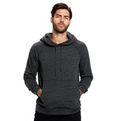 US Blanks US8899 Long-Sleeve Pullover Hoodie in Triblend Charcoal size Medium