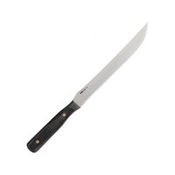 Anza 12.25 Inch Fillet Knife Micarta Brown Leather Belt Sheath LF