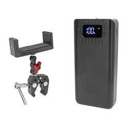 GyroVu High-Capacity 30,000mAh Power Bank with Clamp Mount GV-PBMK-301