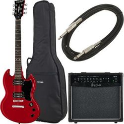 Harley Benton DC-200 CH Student Serie Bundle