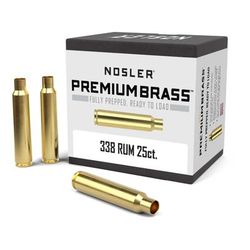 Nosler Custom Rifle Brass .338 Remington Ultra Magnum 25ct 11912