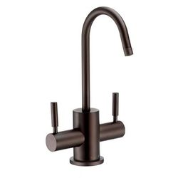 Whitehaus Collection Point Of Use Instant Hot/Cold Water Drinking Faucet with Gooseneck Swivel Spout WHFH-HC1010-ORB