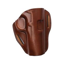 Bianchi Model 58 P.I. Open-Top Belt Slide Holster For Gov't 1911 Comdr Officers' ACP Right Tan 24992