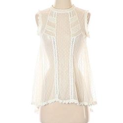 Free People Tops | Free People Lace Top | Color: Cream | Size: S