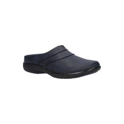Wide Width Women's Swing Slide by Easy Street in Navy (Size 7 1/2 W)
