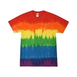 Tie-Dye CD100 Adult T-Shirt in Pride size Medium | Cotton T1000, 1000