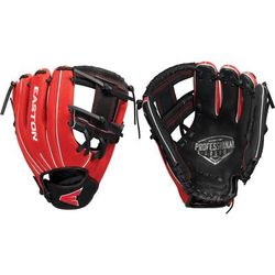Easton Professional Youth Series PY10 10" Baseball Glove - Right Hand Throw Black/Red
