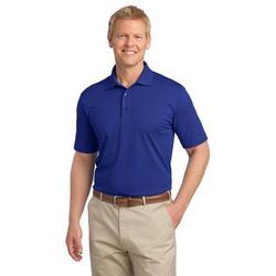 Port Authority K527 Tech Pique Polo Shirt in Bright Royal Blue size XS | Polyester