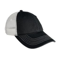 District DT607 Mesh Back Cap in Black/White size OSFA