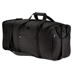 Port Authority BG114 Packable Travel Duffel in Black size OSFA | Polyester Blend