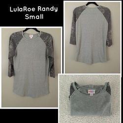 Lularoe Tops | Lularoe Randy - S | Color: Gray | Size: S