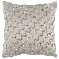 " 12" x 12" Pillow - Rizzy Home PILT13123GYSV1212"