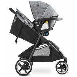 Evenflo GOLD SensorSafe Verge3 Smart Travel System with SecureMax Smart Infant Car Seat - Moonstone