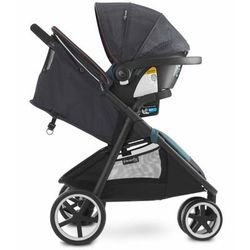 Evenflo GOLD SensorSafe Verge3 Smart Travel System with SecureMax Smart Infant Car Seat - Sapphire B