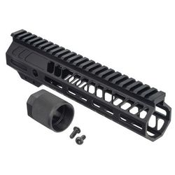 TRYBE Defense AR-15 M-LOK 9in Lightweight Handguard w/ Full Rail Black 9 Inch HDG9FR-BL