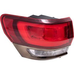 2014-2021 Jeep Grand Cherokee Left Tail Light Assembly - Brock 2222-0088L