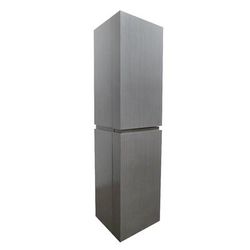 Wall Mount Linen Cabinet- gray - BellaTerra 804300-GY