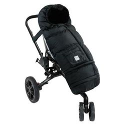 7 A.M. Enfant Blanket 212 Evolution Plush Footmuff - Black Plush