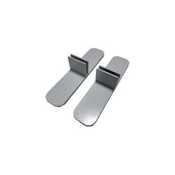 Steel Weighted T-Feet for Sneeze Guard Panels - Set of 2