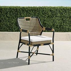 Reeve Dining Replacement Cushions - Dining Sectional, Peacock - Frontgate