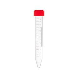 LW Scientific 15ml Test Tubes w/Red cap 500 per case CNT-15PP-PCN7