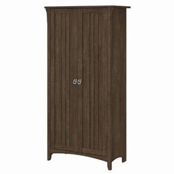 Bush Furniture Salinas Tall Storage Cabinet with Doors in Ash Brown - Bush Furniture SAS332ABR-03