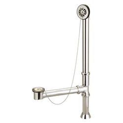 Randolph Morris Mason Hill Collection Extended Chain & Stopper Clawfoot Tub Drain RMH3CS-PN