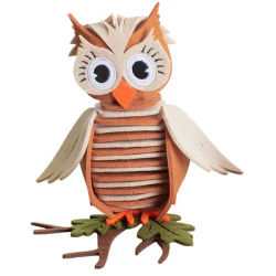 Kit créatif en feutrine "hibou", marron