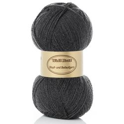 Woll Butt Fil à repriser, anthracite chiné