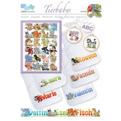 buttinette Grilles de broderie "bébés animaux"