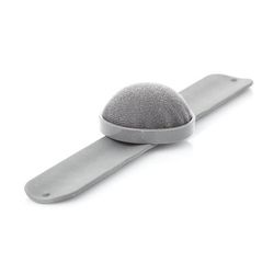 buttinette Coussin à épingles, gris clair, 5 cm Ø