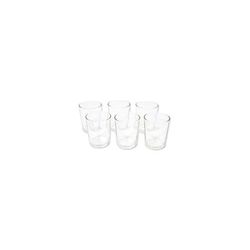 Photophores en verre, ronds, 6,5 cm, 5,5 cm Ø, 6 pièces