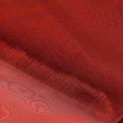 Tissu organza, rouge/noir