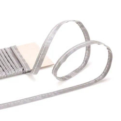 buttinette Passepoil réfléchissant, argent, 2 mm Ø, 5 m
