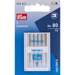 Prym Aiguilles pour machine à coudre "universal", épaisseur : 80, contenu : 5 pièces