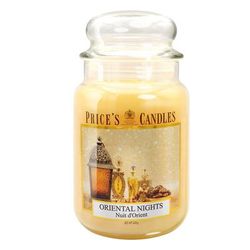 PRICE'S CANDLES Large Oriental Nights scented candle in large jar Candela