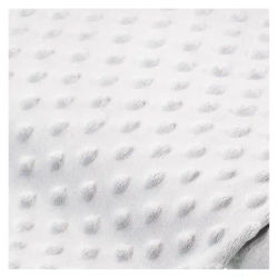 Tissu polaire à nopes "Minky", gris