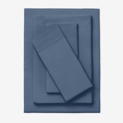 BH Studio Extra-Deep Sheet Set by BH Studio in Blue Smoke (Size QUEEN)