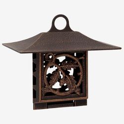 Oak Leaf Suet Feeder by Whitehall Products in Oil Rubbed Bronze