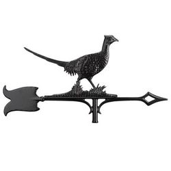 30" Pheasant Accent Weathervane by Whitehall Products in Black