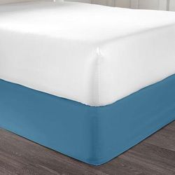 BH Studio Microfiber Bedskirt by BH Studio in Peacock (Size TWIN)