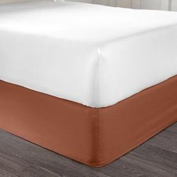 BH Studio Microfiber Bedskirt by BH Studio in Coral (Size FULL)