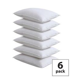 Fresh Ideas 6-Pack 100% Cotton Pillow Protectors by Levinsohn Textiles in White (Size STANDARD)