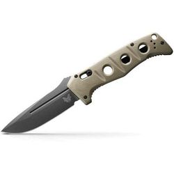 Benchmade Sibert Auto Adamas Axis Stud Automatic Folding Knife 3.8in CPM-CruWear Steel Drop Point Grey Coated Blade G10 Handle 2750GY-3