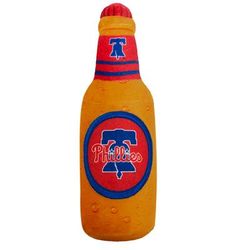 Philadelphia Phillies Bottle Dog Toy, Medium, Brown