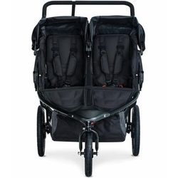 BOB Revolution Flex 3.0 Duallie Double Jogging Stroller + Britax Ultra Gen1 Infant Car Seat Travel S