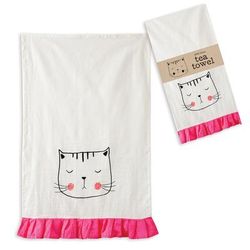 Kitty Tea Towel - Box of 4 - CTW Home Collection 780212