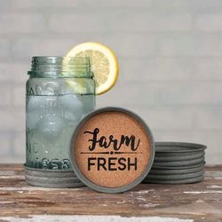 Farm Fresh Coaster - Box of 4 - CTW Home Collection 370171T