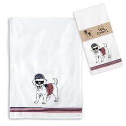 American Dog Tea Towel - Box of 4 - CTW Home Collection 780197